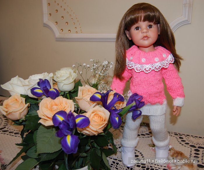 Надюша Готц в цветах — Куклы Gotz (Готц): Ханна