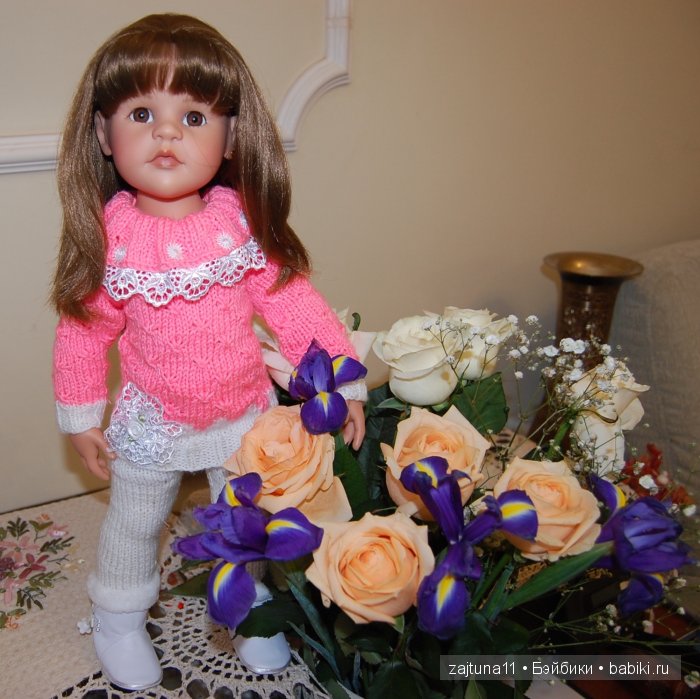 Надюша Готц в цветах — Куклы Gotz (Готц): Ханна