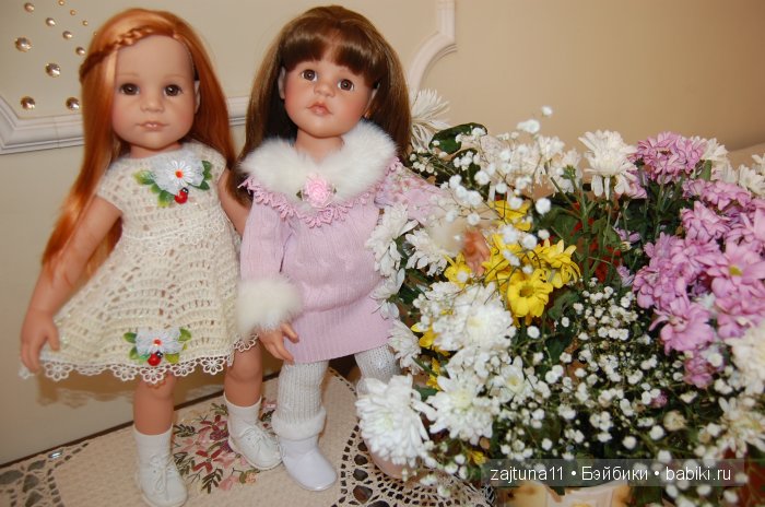 Надюша Готц в цветах — Куклы Gotz (Готц): Ханна (фото 9)