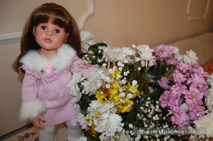 Надюша Готц в цветах — Куклы Gotz (Готц): Ханна (фото 8)