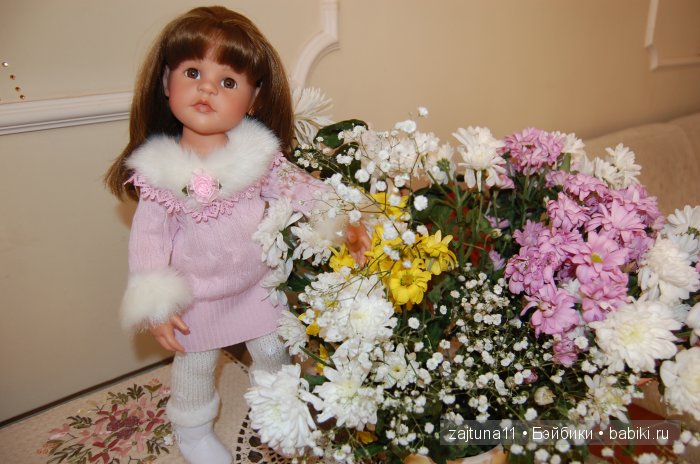 Надюша Готц в цветах — Куклы Gotz (Готц): Ханна (фото 7)