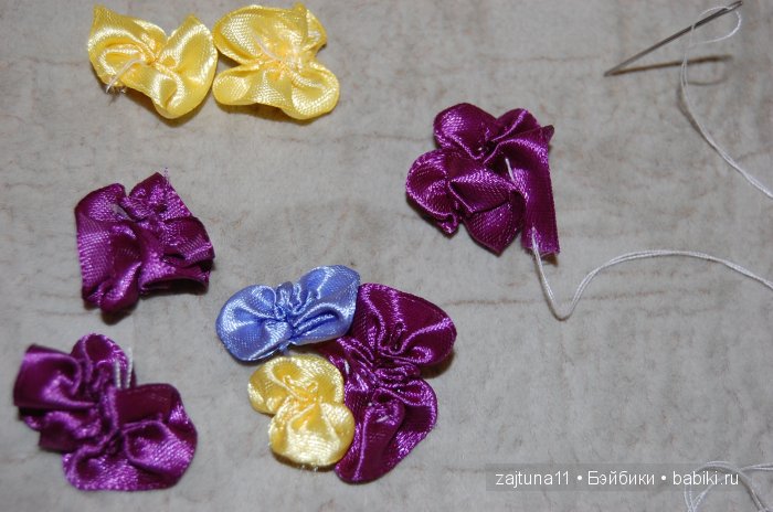 Фиалки (мастер класс) — Одежда и обувь для кукол своими руками: фото (фото 10)
