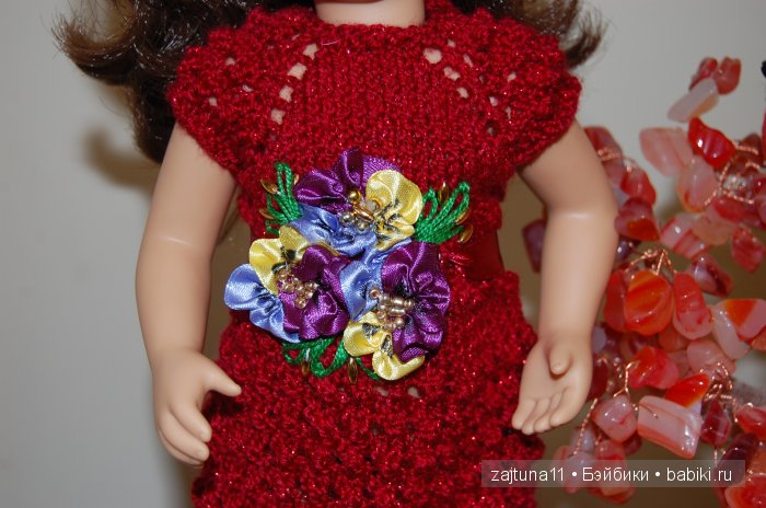 Фиалки (мастер класс) — Одежда и обувь для кукол своими руками: фото (фото 5)