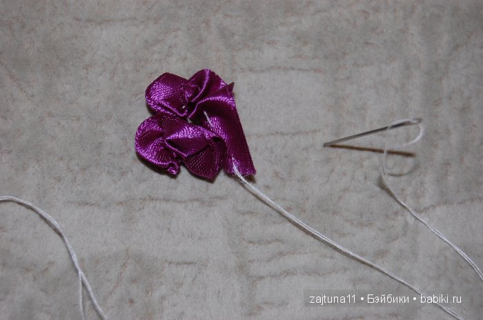 Фиалки (мастер класс) — Одежда и обувь для кукол своими руками: фото (фото 8)