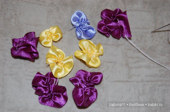 Фиалки (мастер класс) — Одежда и обувь для кукол своими руками: фото (фото 9)