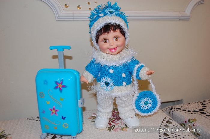 Весенние наряды для моих кукол - девочки в голубом/ Galoob Baby Face dolls