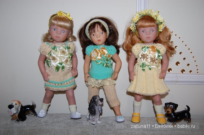 С праздником 1 Мая вас всех поздравляют мои Игровые куклы Petitcollin. Minouche