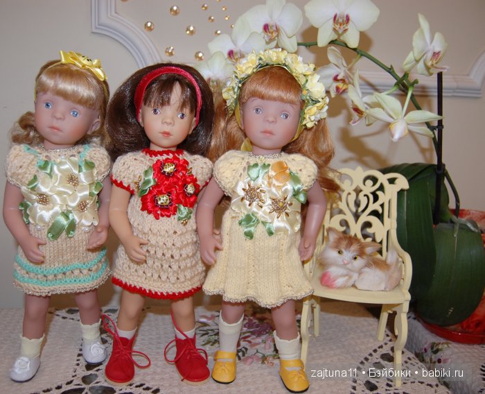 С праздником 1 Мая вас всех поздравляют мои Игровые куклы Petitcollin. Minouche (фото 6)