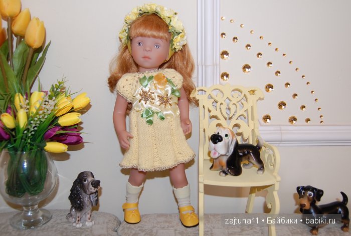 С праздником 1 Мая вас всех поздравляют мои Игровые куклы Petitcollin. Minouche (фото 2)