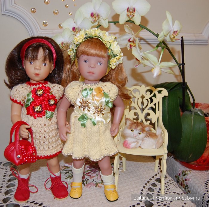С праздником 1 Мая вас всех поздравляют мои Игровые куклы Petitcollin. Minouche (фото 5)
