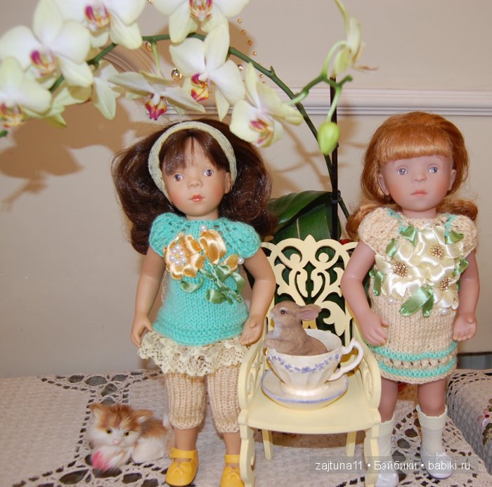 С праздником 1 Мая вас всех поздравляют мои Игровые куклы Petitcollin. Minouche (фото 9)
