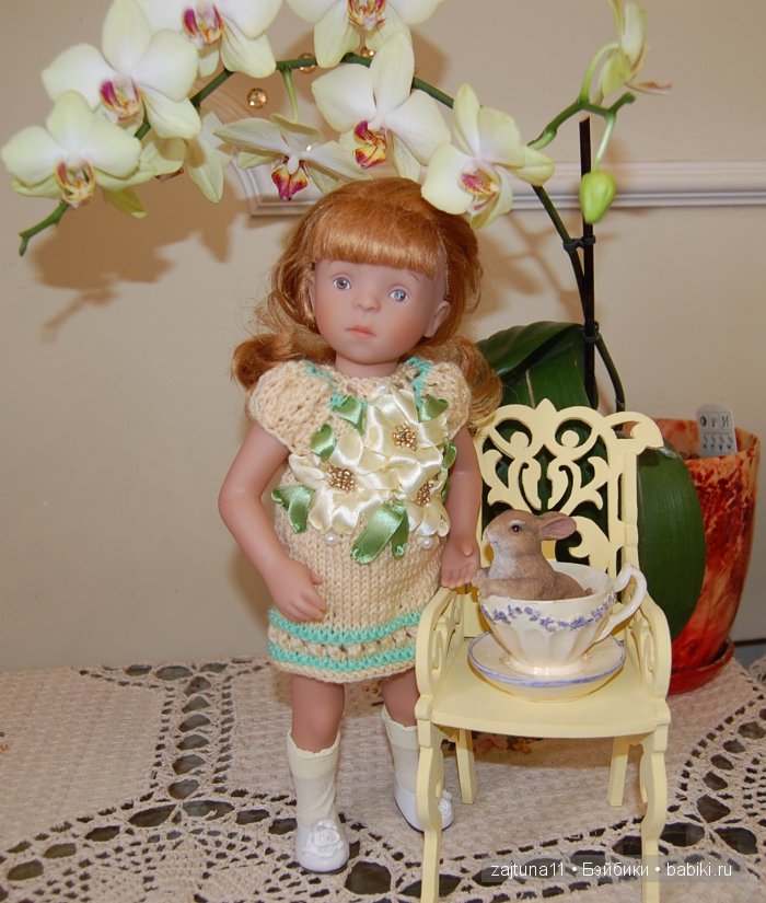 С праздником 1 Мая вас всех поздравляют мои Игровые куклы Petitcollin. Minouche (фото 7)