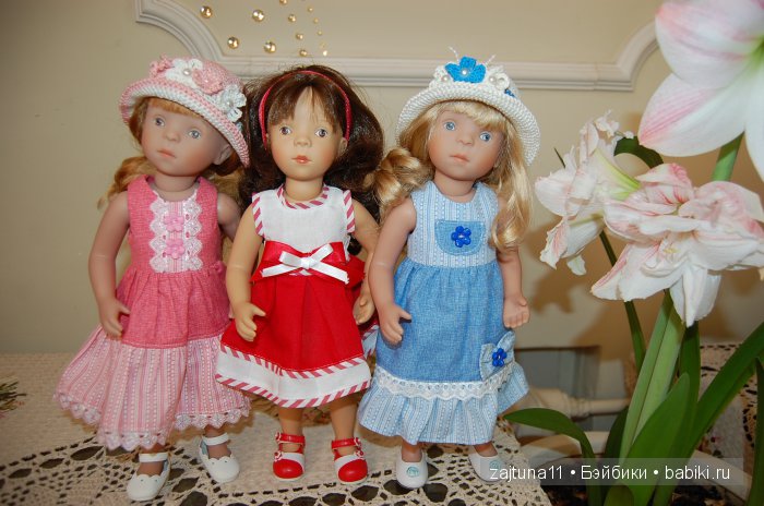 С праздником 1 Мая вас всех поздравляют мои Игровые куклы Petitcollin. Minouche