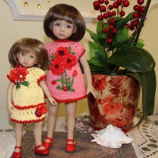 Мои Дианочки куклы от Дианы Эффнер и Бонека