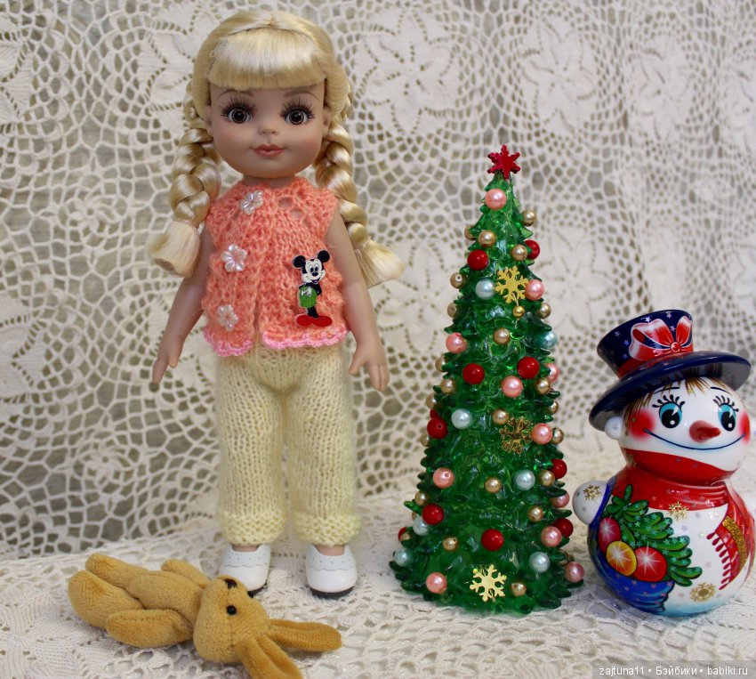 В Новый год ,с новой малышкой Sweetie pie от Тоннер рост 25 см (фото 6)