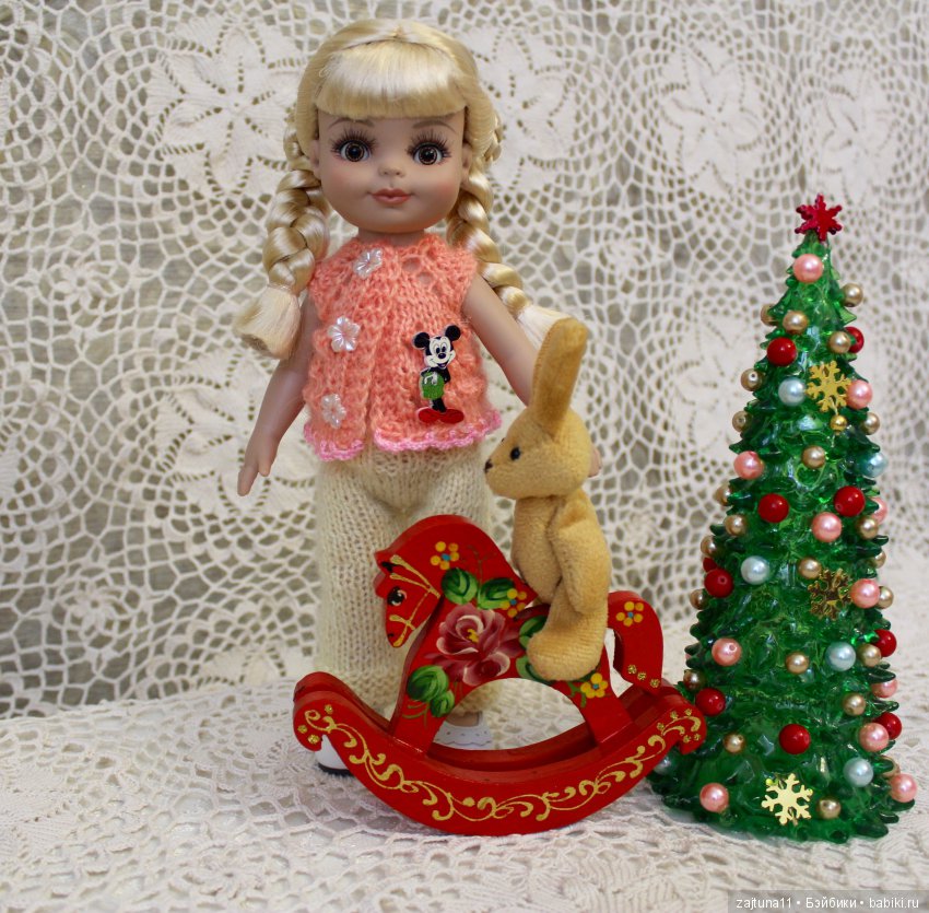 В Новый год ,с новой малышкой Sweetie pie от Тоннер рост 25 см (фото 7)