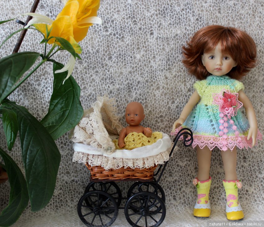 Нежные малышки,кукла Дианы Эффнер И Бонека (фото 10)