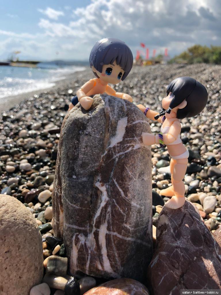 Буня и Тайто на отдыхе — Гибриды шарнирных кукол (не БЖД): подбор тела