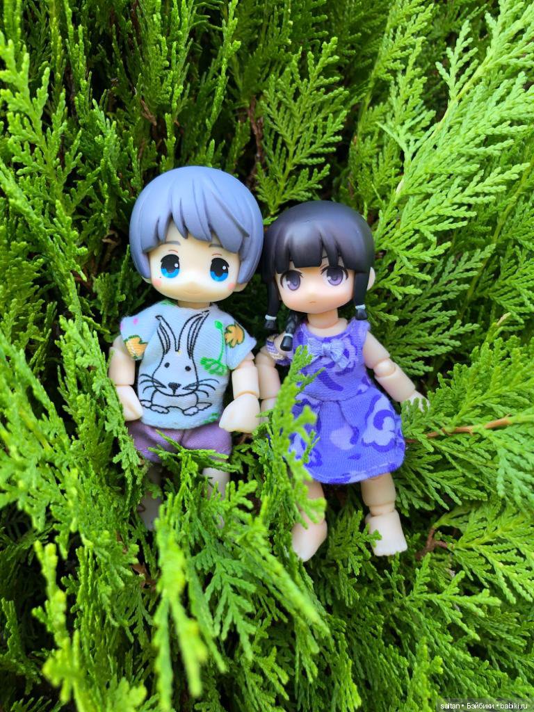 Буня и Тайто на отдыхе — Гибриды шарнирных кукол (не БЖД): подбор тела