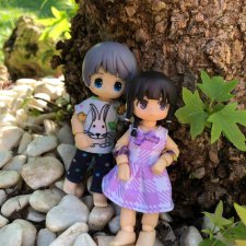 Буня и Тайто на отдыхе