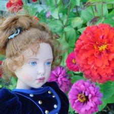 Кусочек уходящего лета в моей коллекции кукол