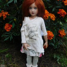 Кусочек уходящего лета в моей коллекции кукол. 3 часть