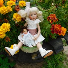 Кусочек уходящего лета в моей коллекции кукол. 4 часть