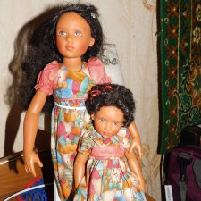 Наоми и Тоолоо из коллекции "Сестры". Автор Хелен Киш