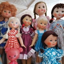 Моя часть коллекции советских кукол