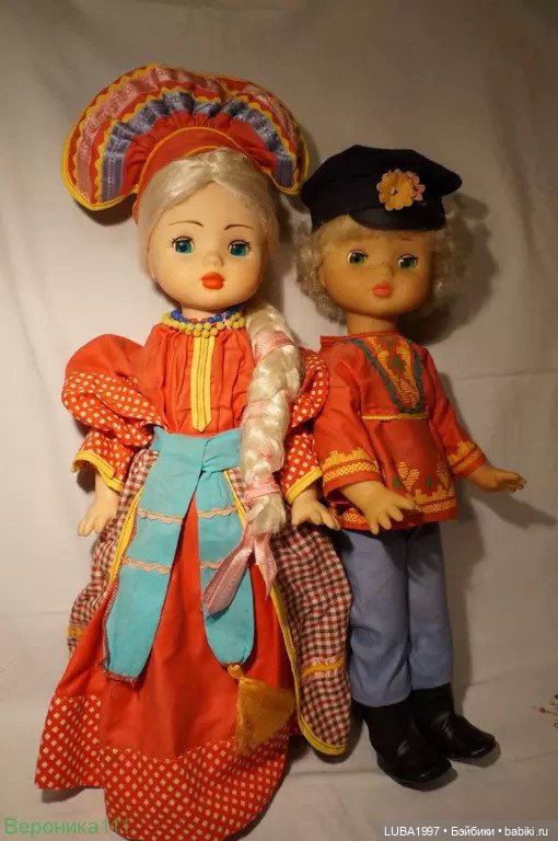 Куклы СССР:  фабрика 8 марта, город Москва