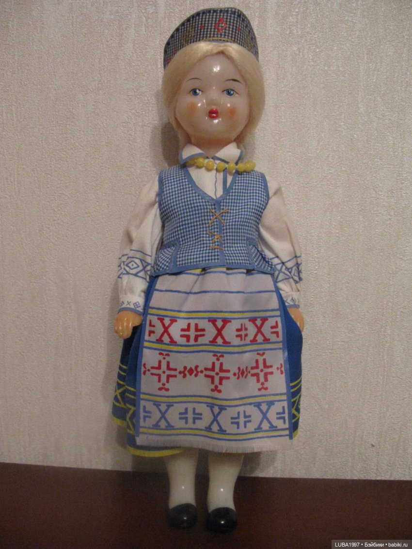 Куклы, созданные Московской фабрикой Сувенирных и подарочных игрушек