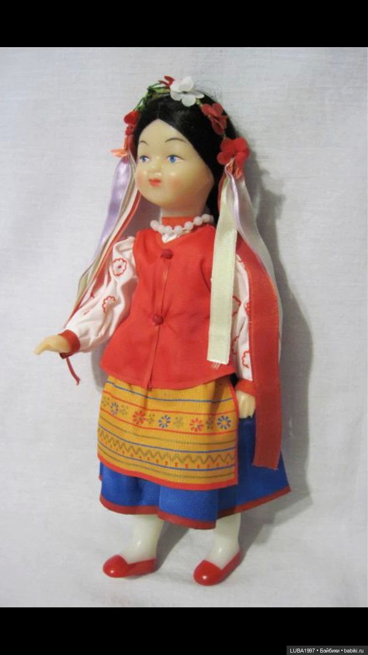 Куклы, созданные Московской фабрикой Сувенирных и подарочных игрушек