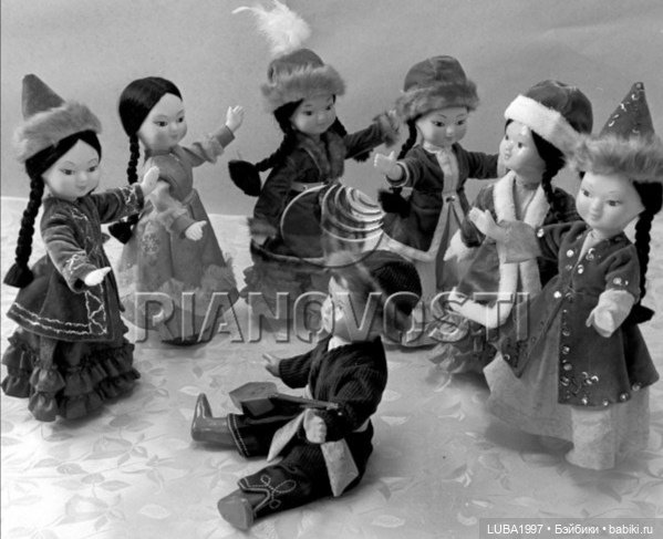 Куклы СССР: Фабрика игрушек " Кзыл-Ту" , Алма-Ата, Казахстан