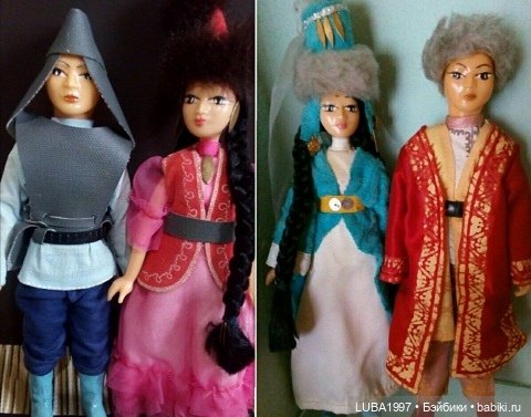 Куклы СССР: Фабрика игрушек " Кзыл-Ту" , Алма-Ата, Казахстан