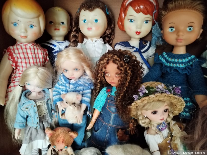 Моя коллекция советских кукол на сегодний день.