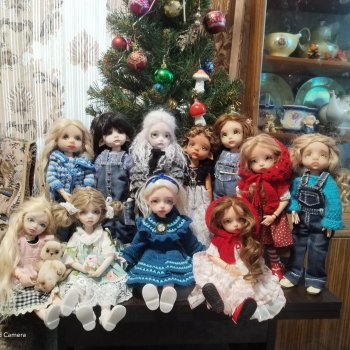 Авторские куклы от Людмилы Датукишвили в моей коллекции