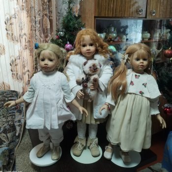 Куклы автора Joke Grobben в моей коллекции