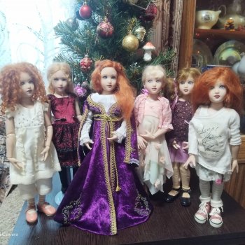 Моя коллекция кукол Helen Kish молд Ларк Chrysalis Collection