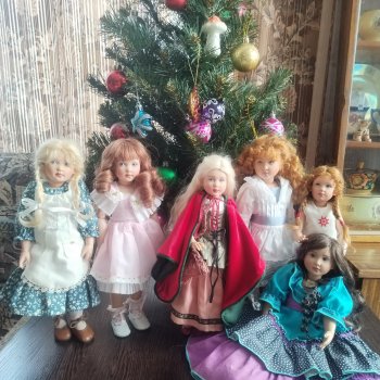 Продолжение: моя коллекция кукол Хелен Киш, более ранние куклы, часть 1