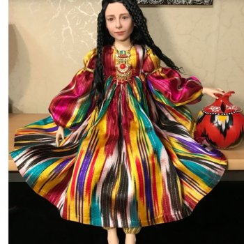 Девочки в национальных костюмах узбечки, татарочки..от Елены Юнссон