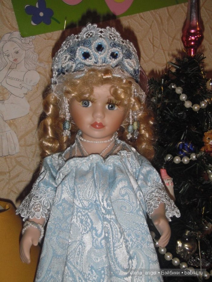 Вторая жизнь старой потрепанной фарфоровой куклы (фото 8)