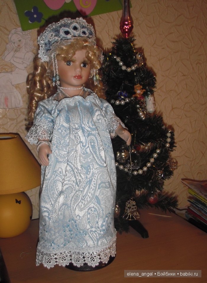 Вторая жизнь старой потрепанной фарфоровой куклы (фото 7)
