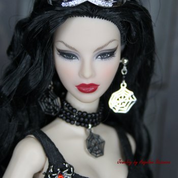 Серия готичных украшений "Черная вдова"