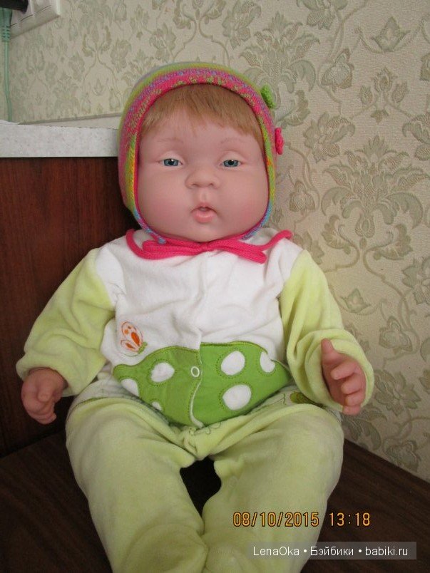 Наша Зефирка решила показаться, кукла Berenguer (фото 10)