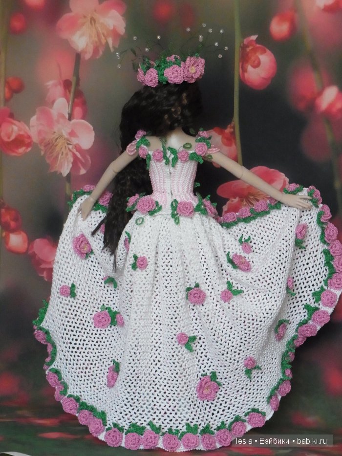 Вязаные наряды для Тоннер и Барби (фото 3)