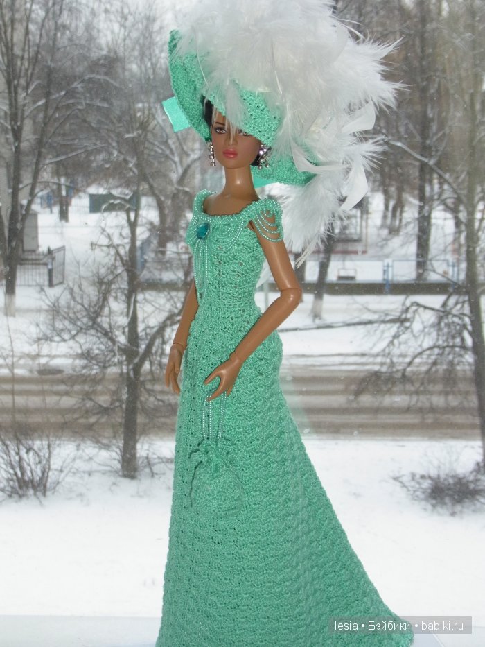 Вязаные наряды для Тоннер и Барби (фото 10)