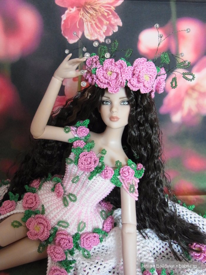 Вязаные наряды для Тоннер и Барби (фото 2)