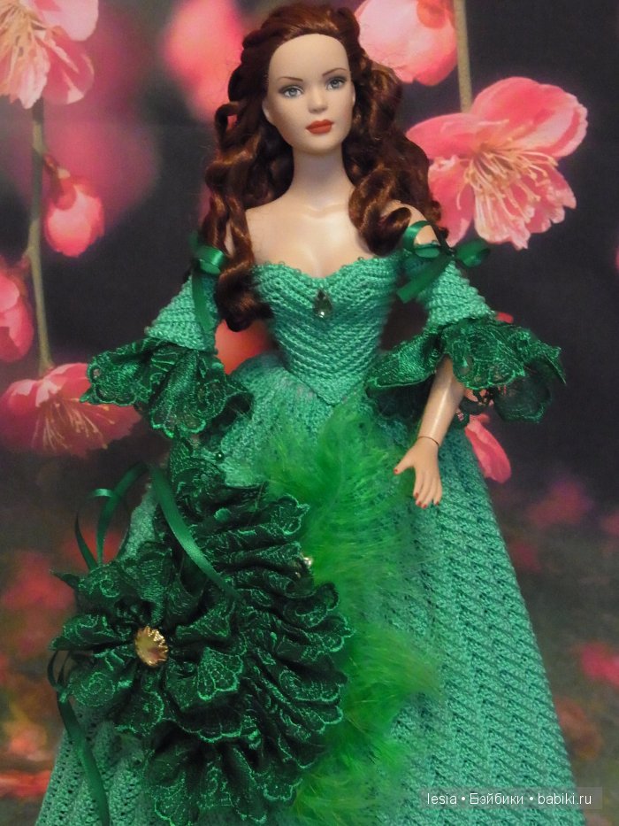 Вязаные наряды для Тоннер и Барби (фото 5)