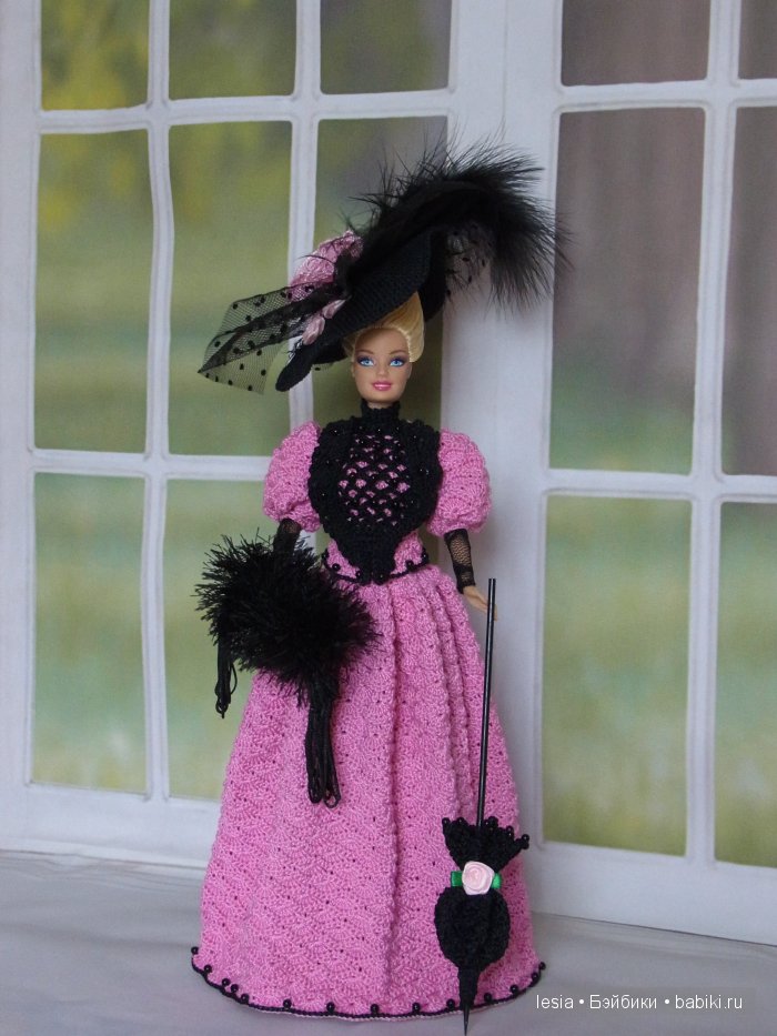 Вязаные наряды для Тоннер и Барби (фото 9)