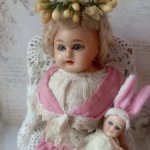 Редкая антикварная кукла Schilling